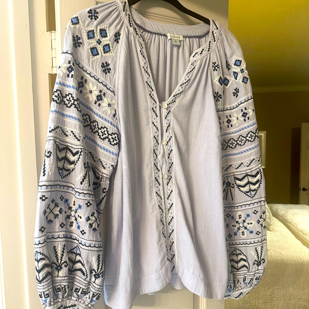 Sundance Embroidered Top